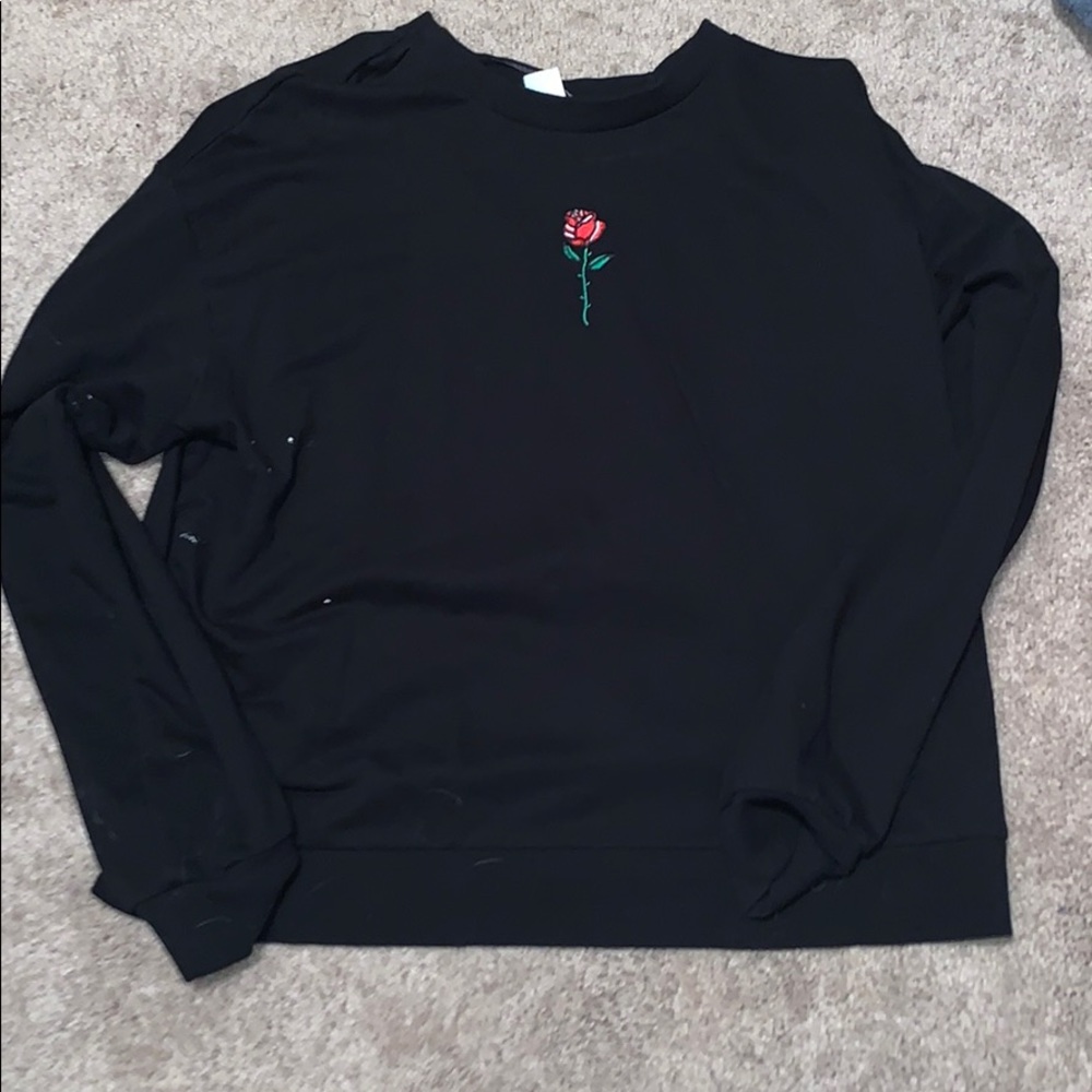 Red rose shirt
